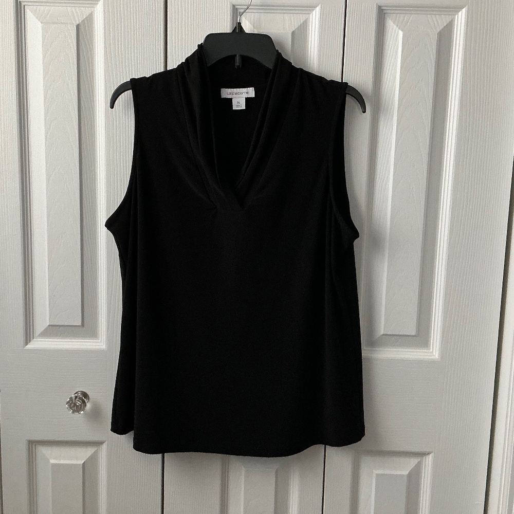 Liz Claiborne Women’s Stretch V-neck Blouse